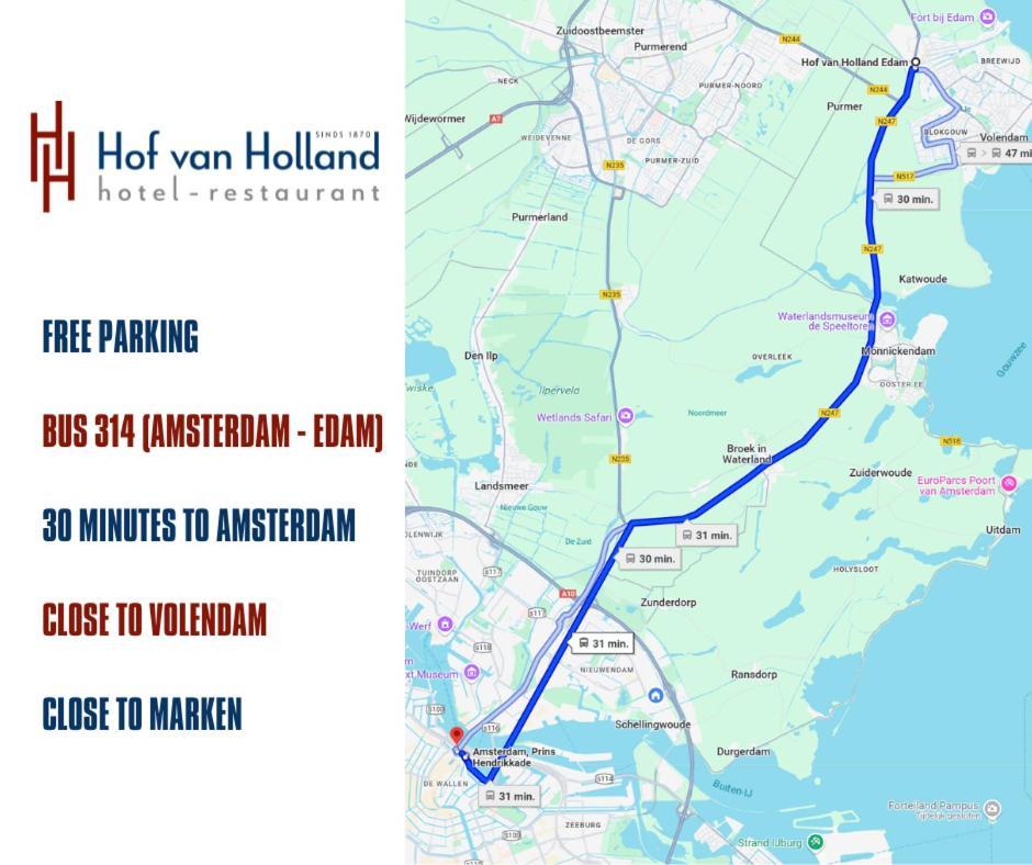 Hof Van Holland Hotel Edam Exterior foto